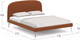Миниатюра изображения товара Двуспальная кровать Moon Family 1234 / MF009435