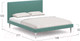 Миниатюра изображения товара Полуторная кровать Moon Family 1256 / MF007535