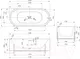 Миниатюра изображения товара Ванна акриловая Abber AB9443 (белый)
