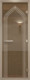 Миниатюра изображения товара Стеклянная дверь для бани/сауны Doorwood Хамам Арка 70x190 / DW00179 (бронза)