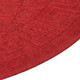 Миниатюра изображения товара Коврик грязезащитный Kovroff Чешуйки полукруг 60x90 / ПП/04/03/05 (красный)