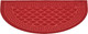 Миниатюра изображения товара Коврик грязезащитный Kovroff Чешуйки полукруг 60x90 / ПП/04/03/05 (красный)