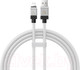 Миниатюра изображения товара Кабель Baseus CoolPlay USB to iP 2.4A / CAKW000502 (2м, белый)