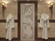 Миниатюра изображения товара Стеклянная дверь для бани/сауны Doorwood Хамам Березка 70x190 / DW00546 (бронза матовое)