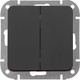 Миниатюра изображения товара Выключатель Bylectrica С5 10-3502 (карбон)