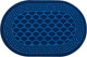 Миниатюра изображения товара Коврик грязезащитный Kovroff Чешуйки овал 60x90 / ПО/04/03/04 (синий)