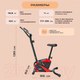 Миниатюра изображения товара Велотренажер Sundays Fitness Simple Line K8309-6 (черный/красный)