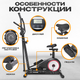 Миниатюра изображения товара Эллиптический тренажер Sundays Fitness Simple Line K8508HA (черный/красный)