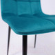 Миниатюра изображения товара Стул Алвест AV 406-N (темно-бирюзовый бархат H-56/черный)