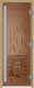 Миниатюра изображения товара Стеклянная дверь для бани/сауны Doorwood Престиж Банька 80x200 / DW02319 (бронза матовый)