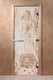Миниатюра изображения товара Стеклянная дверь для бани/сауны Doorwood Горячий пар 70x190 / DW01518 (сатин)