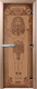 Миниатюра изображения товара Стеклянная дверь для бани/сауны Doorwood Египет 80x200 / DW01897 (бронза матовый)