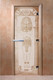 Миниатюра изображения товара Стеклянная дверь для бани/сауны Doorwood Египет 70x190 / DW01874 (сатин)
