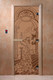 Миниатюра изображения товара Стеклянная дверь для бани/сауны Doorwood Жар-птица 80x200 / DW01338 (бронза матовый)