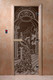 Миниатюра изображения товара Стеклянная дверь для бани/сауны Doorwood Жар-птица 70x190 / DW02924 (графит)