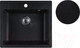 Миниатюра изображения товара Мойка кухонная Marblan Cubi (черный)