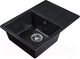 Миниатюра изображения товара Мойка кухонная Marblan Recta L (черный, с сифоном)