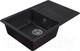 Миниатюра изображения товара Мойка кухонная Marblan Magnum L (черный, с сифоном)