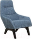 Миниатюра изображения товара Кресло мягкое DiArt Стайл 1П (велюр Romace Slate)