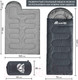 Миниатюра изображения товара Спальный мешок RSP Outdoor Sleep 450 / SB-SLE-450-G-R (серый)