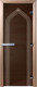 Миниатюра изображения товара Стеклянная дверь для бани/сауны Doorwood Арка 70x190 / DW03566 (графит)