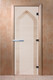 Миниатюра изображения товара Стеклянная дверь для бани/сауны Doorwood Арка 70x190 / DW00083 (сатин)
