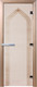 Миниатюра изображения товара Стеклянная дверь для бани/сауны Doorwood Арка 80x200 / DW00084 (сатин)