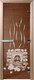 Миниатюра изображения товара Стеклянная дверь для бани/сауны Doorwood Банька 80x200 / DW00064 (бронза)