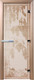 Миниатюра изображения товара Стеклянная дверь для бани/сауны Doorwood Березка 80x200 / DW00905 (сатин)