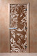 Миниатюра изображения товара Стеклянная дверь для бани/сауны Doorwood Венеция 80x200 / DW01038 (бронза)
