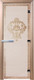 Миниатюра изображения товара Стеклянная дверь для бани/сауны Doorwood Версаче 70x190 / DW01245 (сатин)