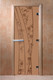 Миниатюра изображения товара Стеклянная дверь для бани/сауны Doorwood Весна цветы 70x190 / DW00073 (бронза матовый)