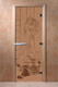 Миниатюра изображения товара Стеклянная дверь для бани/сауны Doorwood Дженифер 80x200 / DW00090 (бронза матовый)