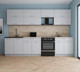 Миниатюра изображения товара Кухонный гарнитур Интерлиния Мила Gloss 60-30 (грей/грей/травертин серый)