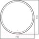 Миниатюра изображения товара Зеркало Silver Mirrors Perla Neo D77 / LED-00002710