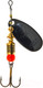 Миниатюра изображения товара Блесна Mepps Black Fury 2 (Black/Orange Dots)