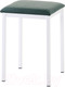 Миниатюра изображения товара Табурет AMC Comfort 7 Г К6.9 (кожзам зеленый/белый)