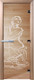 Миниатюра изображения товара Стеклянная дверь для бани/сауны Doorwood Искушение 80x200 / DW01048 (прозрачный)