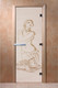 Миниатюра изображения товара Стеклянная дверь для бани/сауны Doorwood Искушение 80x200 / DW00100 (сатин)
