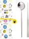 Миниатюра изображения товара Набор столовых приборов Miniso SmileyWorld Collection / 5465