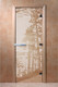 Миниатюра изображения товара Стеклянная дверь для бани/сауны Doorwood Рассвет 80x200 / DW02327 (сатин)