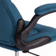 Миниатюра изображения товара Кресло офисное Tetchair Bazuka флок (синий)