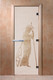 Миниатюра изображения товара Стеклянная дверь для бани/сауны Doorwood Рим 70x190 / DW01280 (сатин)