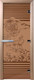 Миниатюра изображения товара Стеклянная дверь для бани/сауны Doorwood Япония 80x200 / DW02047 (бронза матовый)