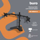 Миниатюра изображения товара Кронштейн для монитора Buro BU-M042-D (черный)