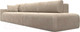 Миниатюра изображения товара Диван Лига Диванов Лига-036 Модерн Лонг подлокотник слева / 121356L (велюр бежевый)
