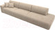 Миниатюра изображения товара Диван Лига Диванов Лига-036 Модерн Лонг подлокотник слева / 121356L (велюр бежевый)