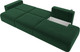 Миниатюра изображения товара Диван Лига Диванов Лига-036 Модерн Лонг подлокотник слева / 121359L (велюр зеленый)
