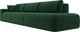 Миниатюра изображения товара Диван Лига Диванов Лига-036 Модерн Лонг подлокотник слева / 121359L (велюр зеленый)