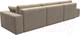 Миниатюра изображения товара Диван Лига Диванов Лига-036 Модерн Лонг подлокотник справа / 121356 (велюр бежевый)